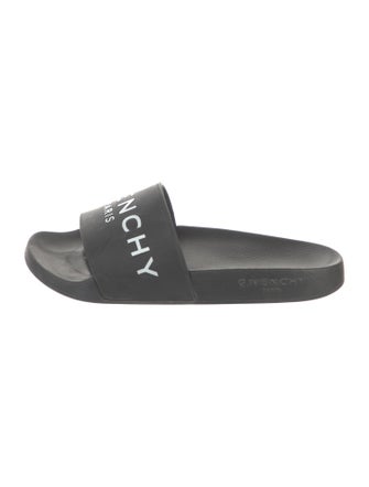 Givenchy Rubber Graphic Print Slides