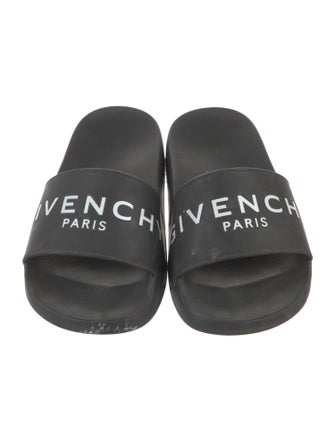 Givenchy Rubber Graphic Print Slides
