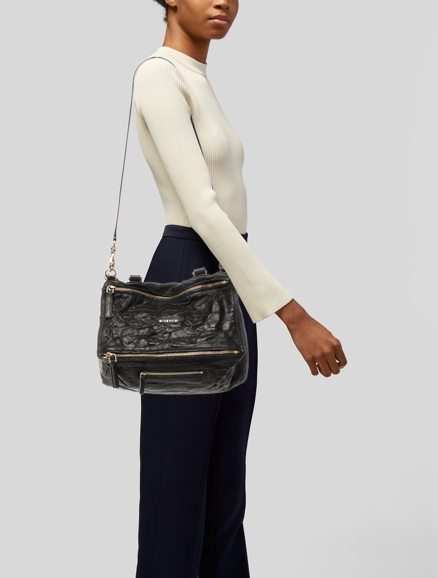 Givenchy Leather Messenger Bag