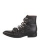 Givenchy Leather Studded Accents Combat Boots