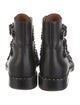 Givenchy Leather Studded Accents Combat Boots
