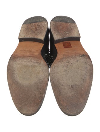 Givenchy Leather Studded Accents Combat Boots