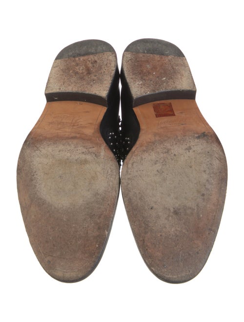 Givenchy Leather Studded Accents Combat Boots