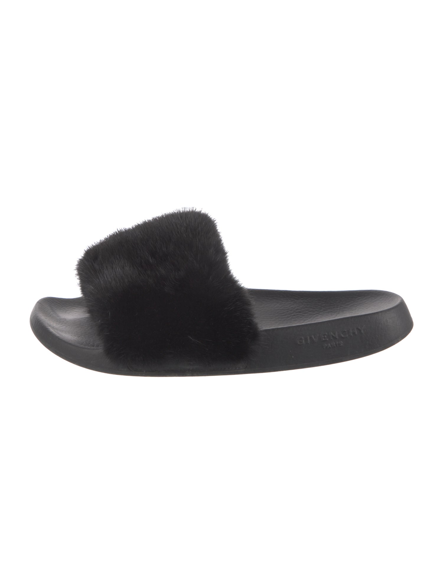 Givenchy Fur Slides