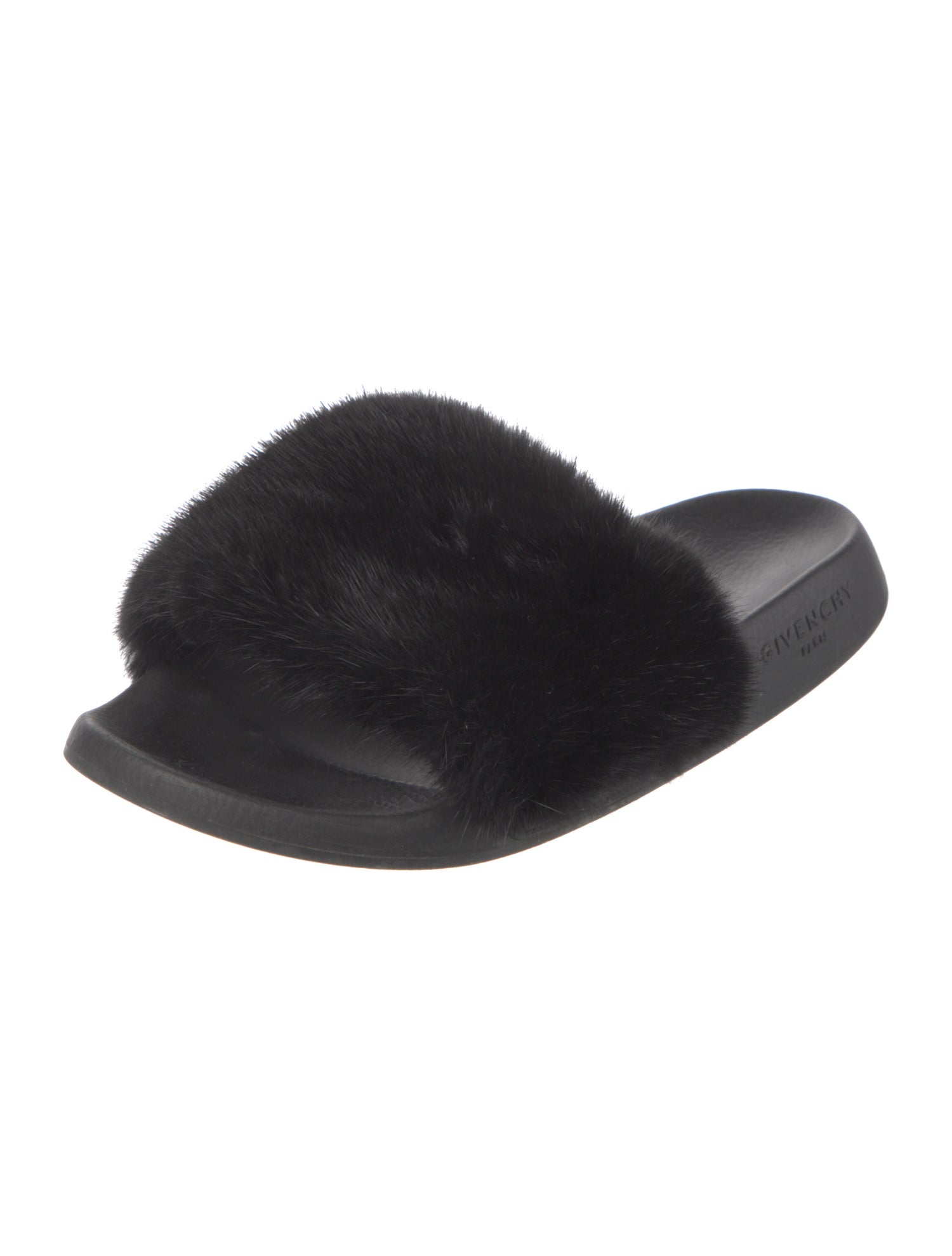 Givenchy Fur Slides