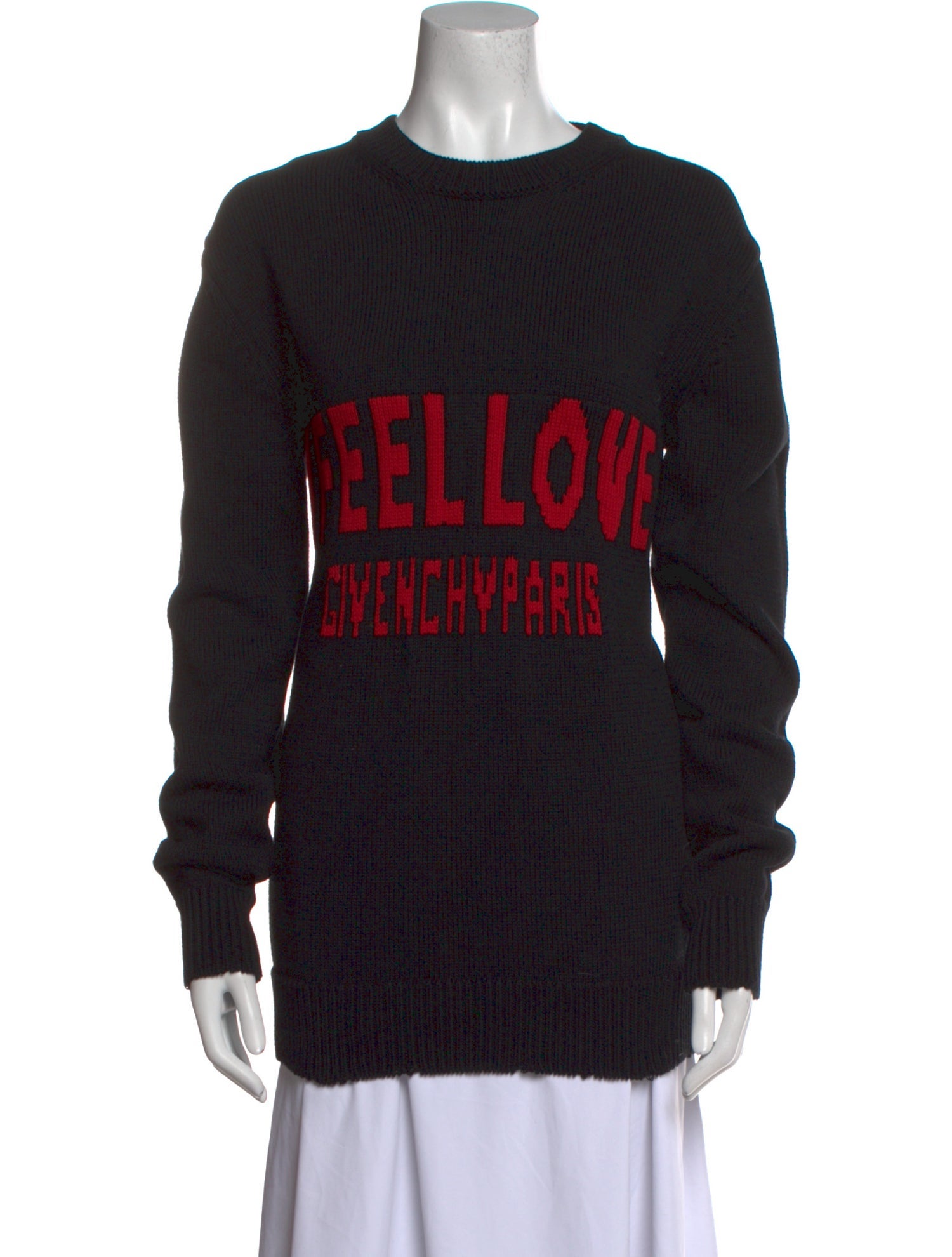 Givenchy Graphic Print Crew Neck Sweater