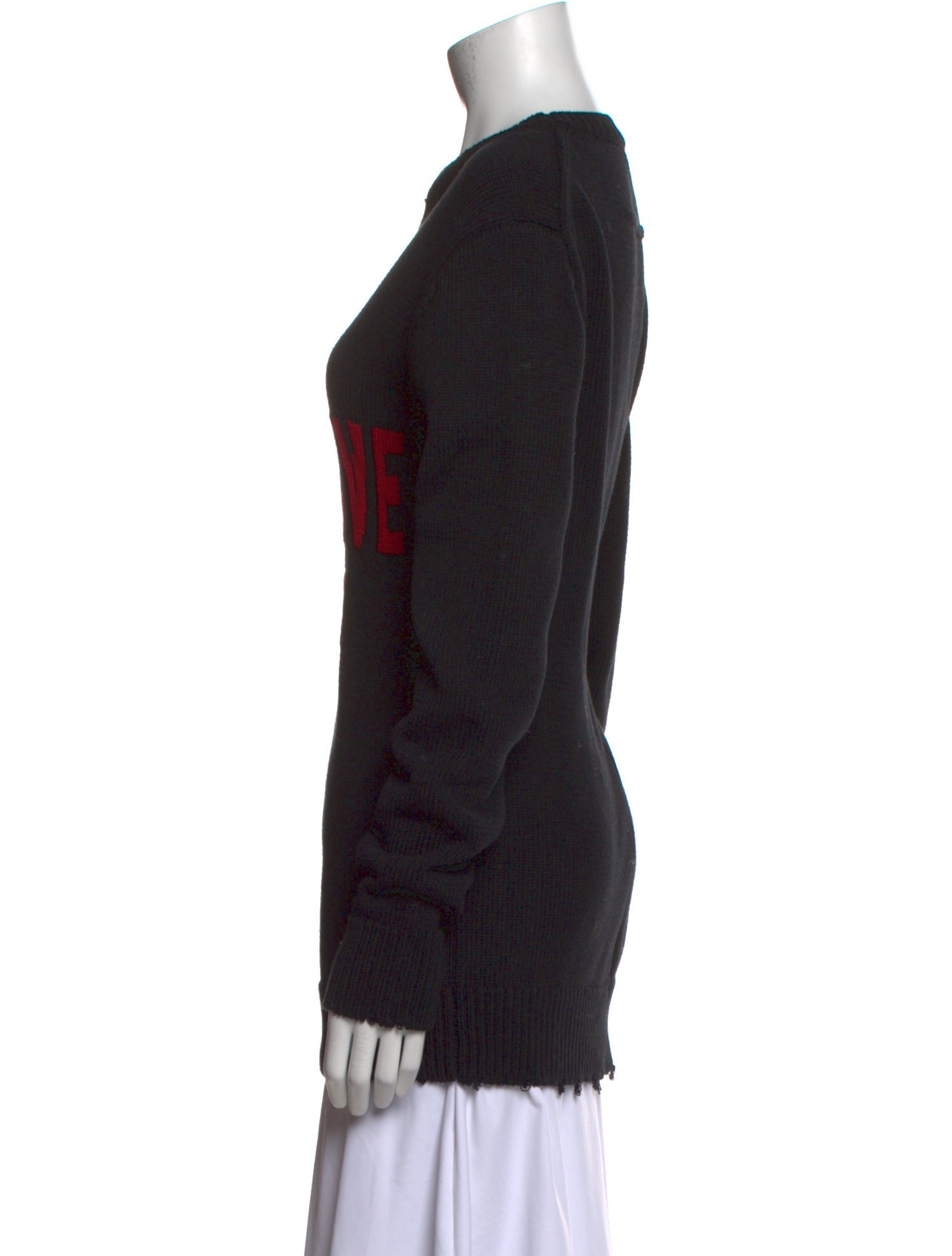 Givenchy Graphic Print Crew Neck Sweater