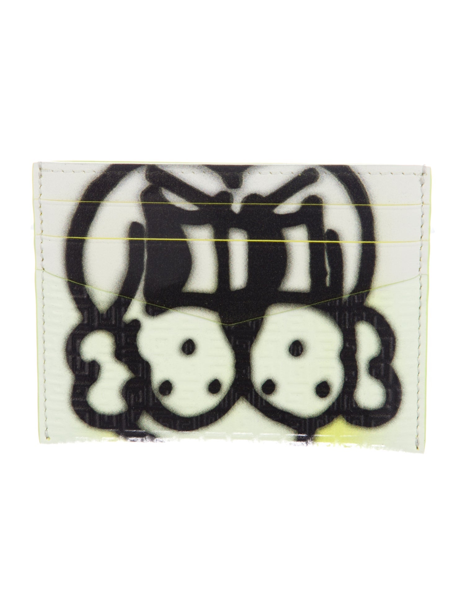 Givenchy Leather Printed Card Holder w/ Tags