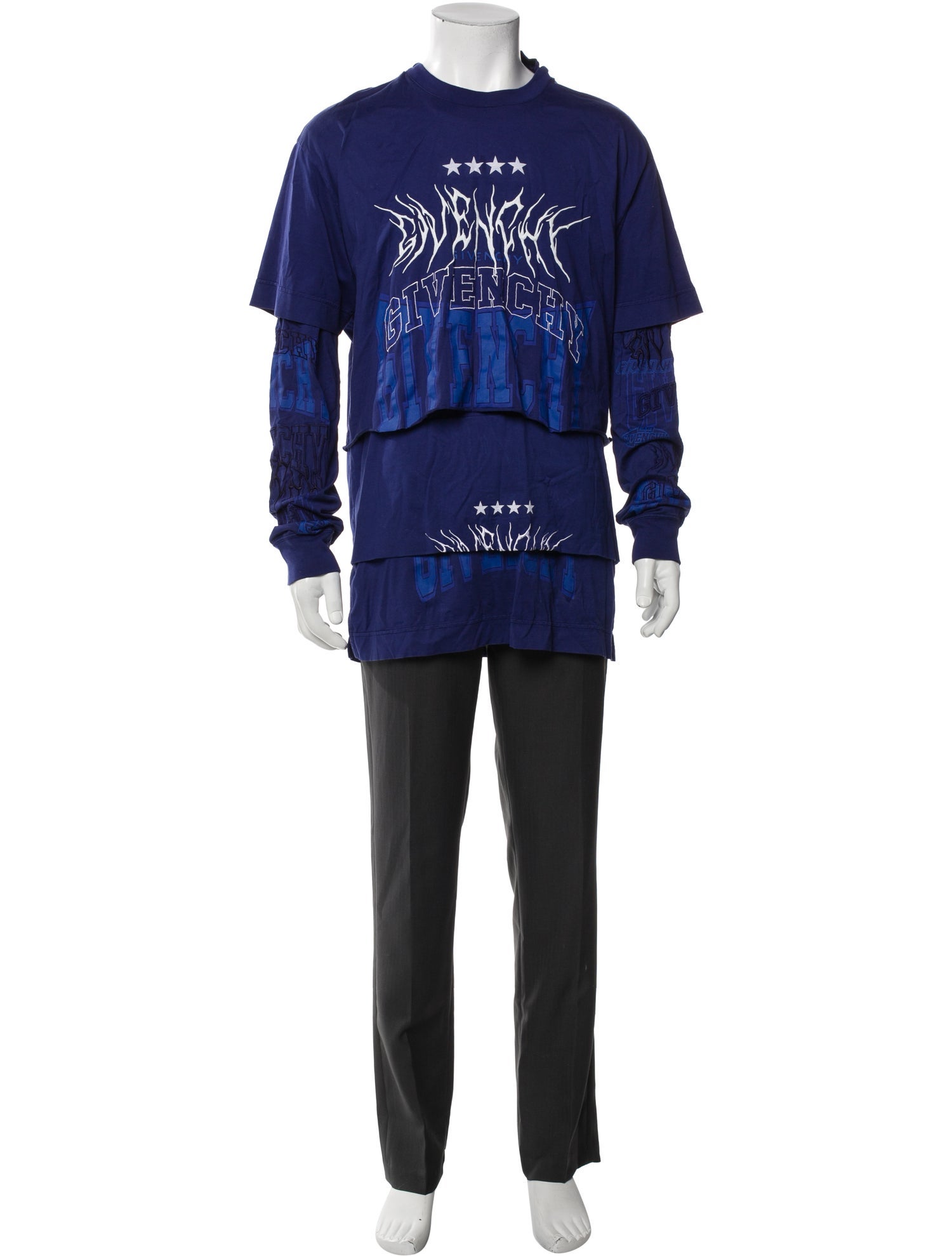 Givenchy Graphic Print Crew Neck T-Shirt