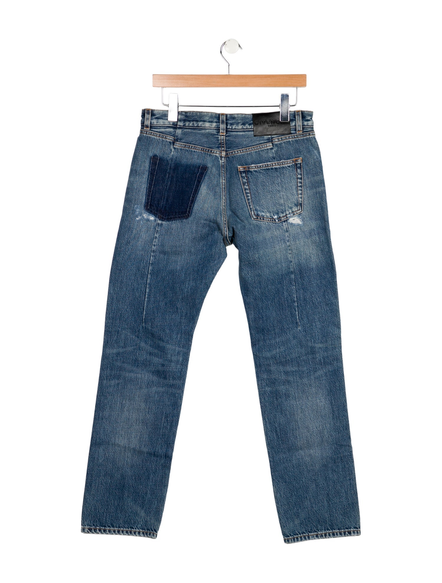 Givenchy Mid-Rise Straight Leg Jeans