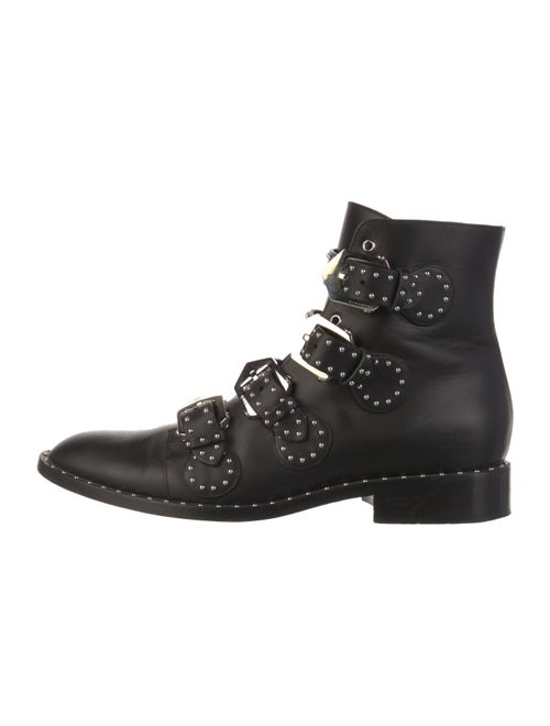Givenchy Leather Studded Accents Combat Boots
