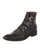 Givenchy Leather Studded Accents Combat Boots