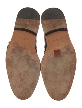 Givenchy Leather Studded Accents Combat Boots