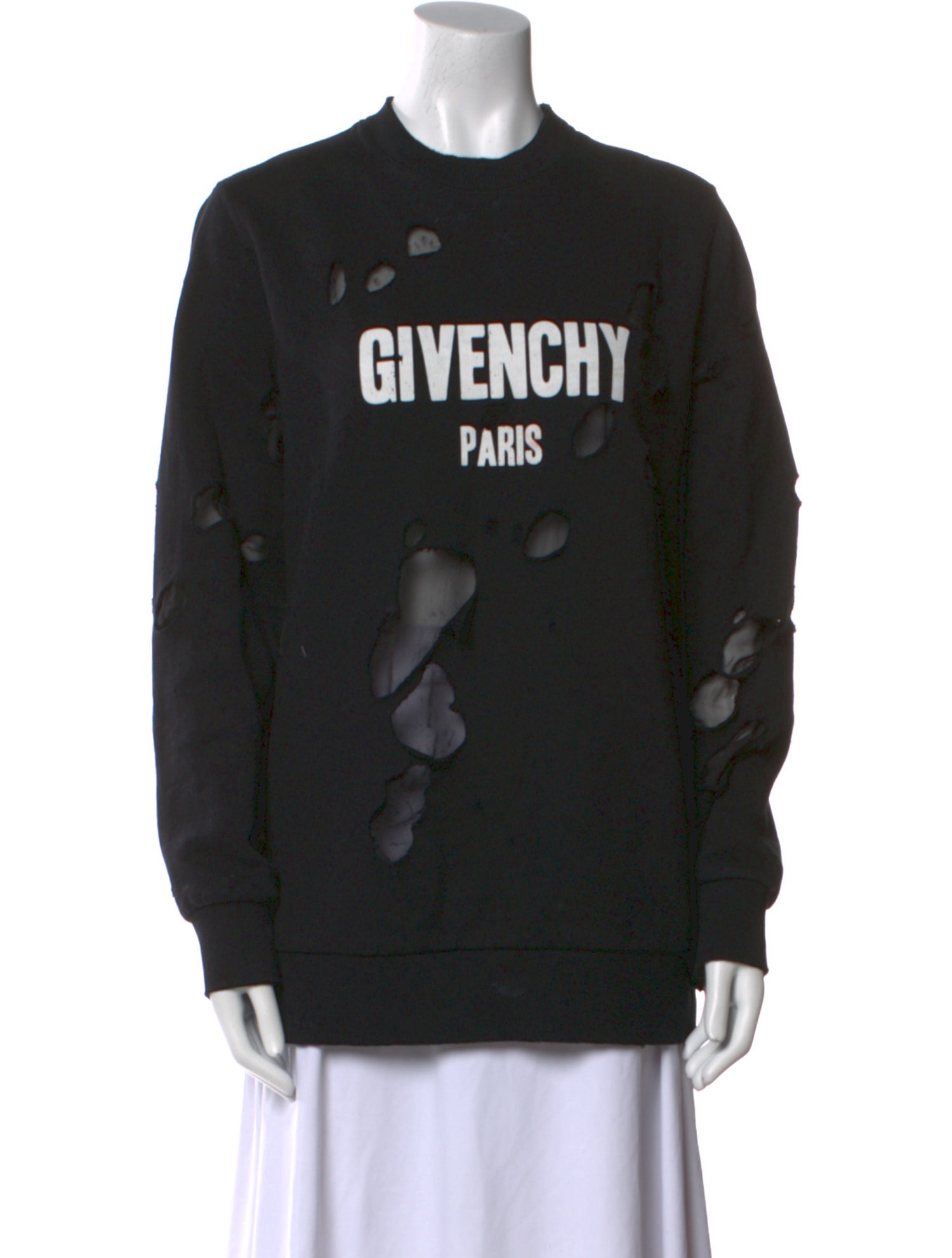 Givenchy Graphic Print Crew Neck Sweatshirt