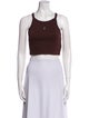 Givenchy Scoop Neck Sleeveless Crop Top