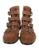 Givenchy Suede Studded Accents Combat Boots