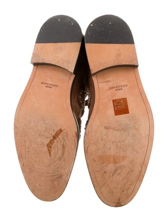 Givenchy Suede Studded Accents Combat Boots