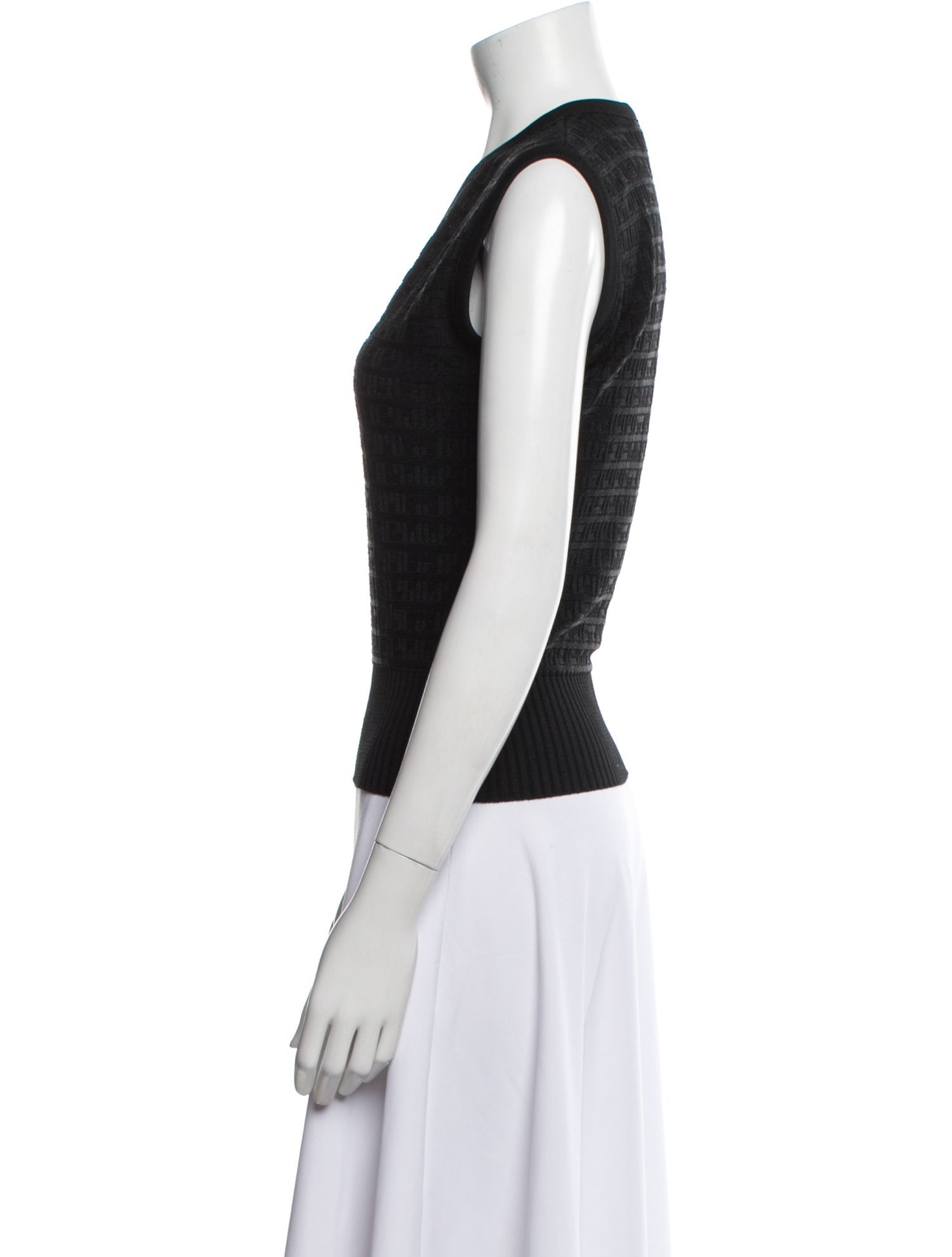 Givenchy Nylon V-Neck Sweater