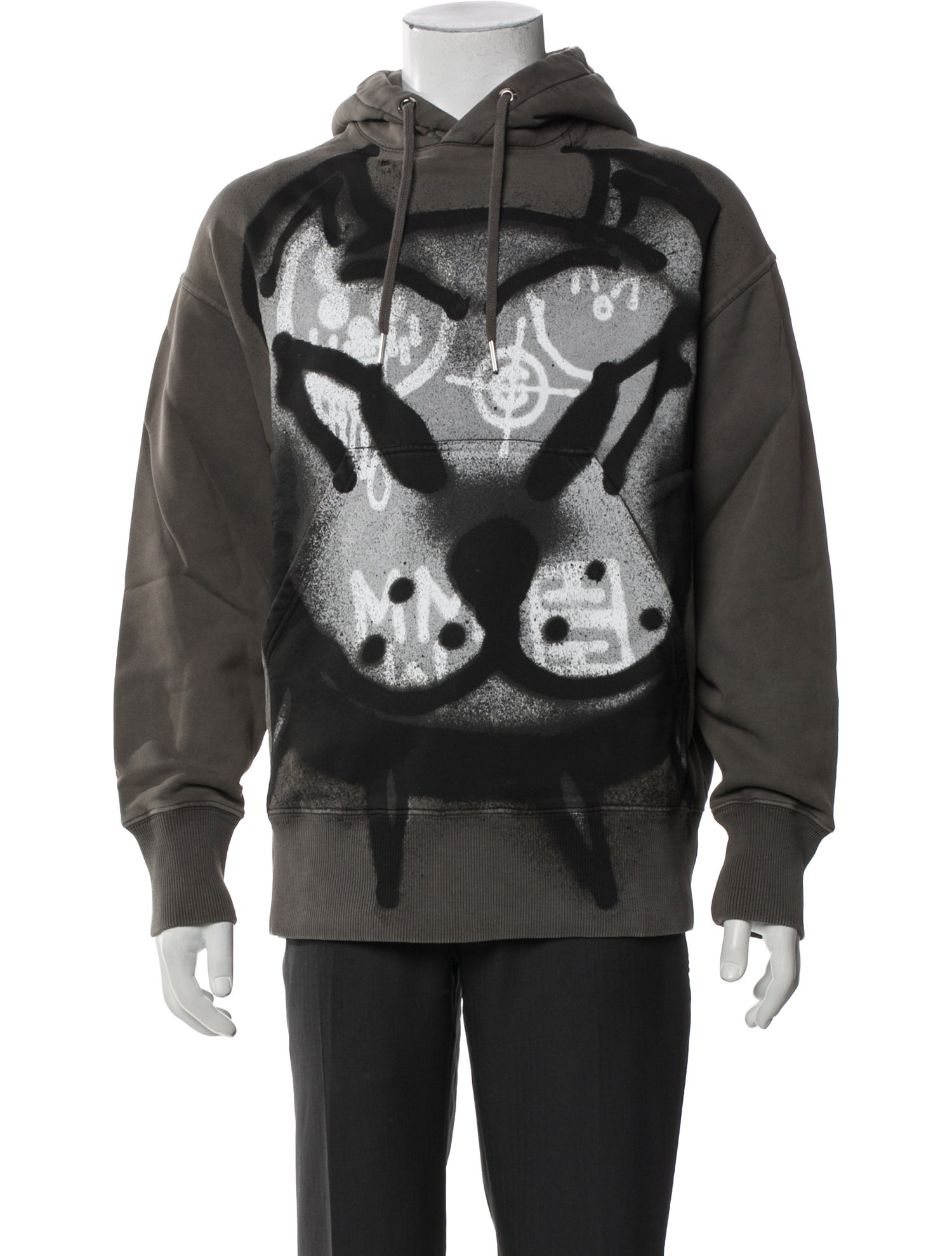 Givenchy Graphic Print Crew Neck Hoodie w/ Tags