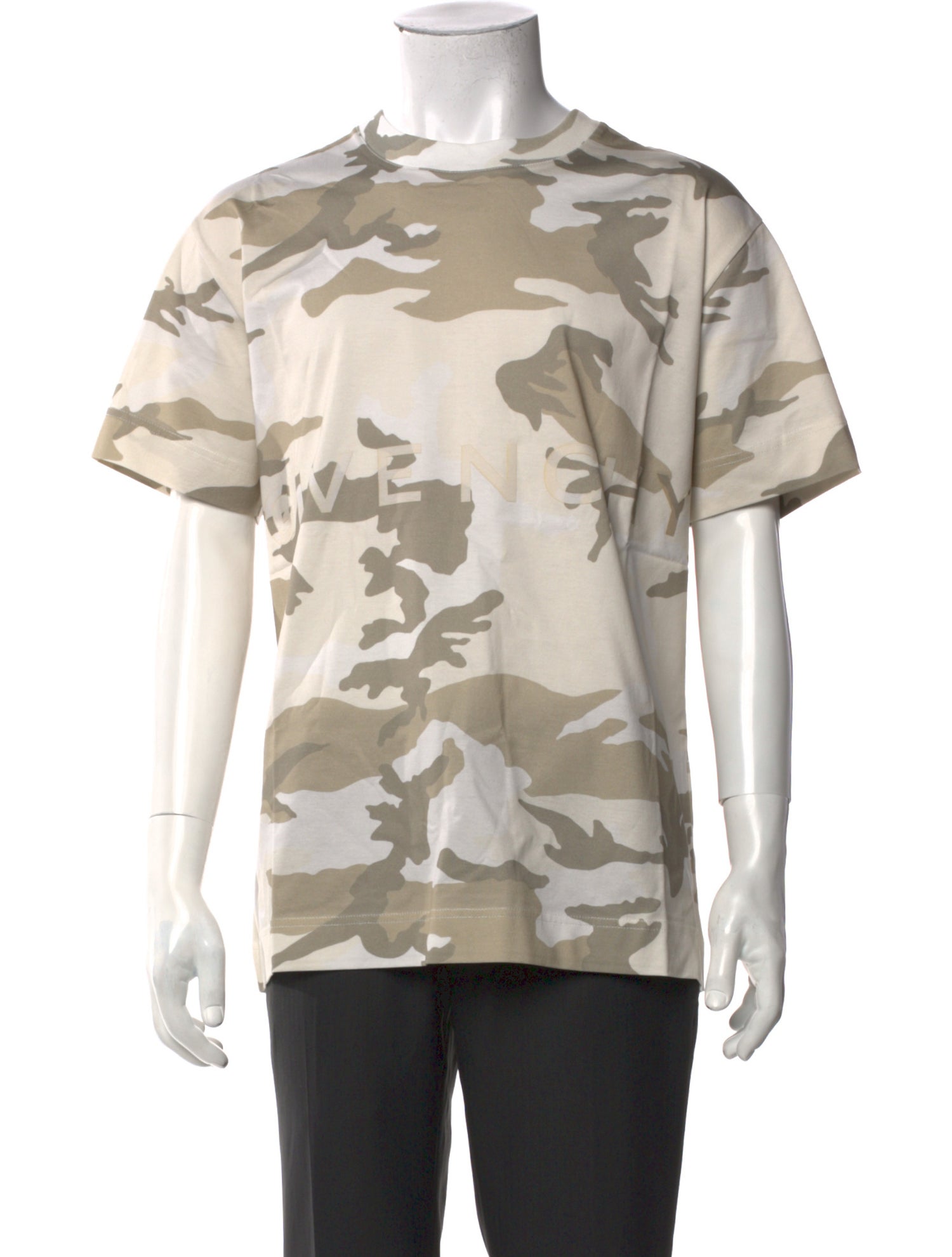 Givenchy Camouflage Print Crew Neck T-Shirt w/ Tags