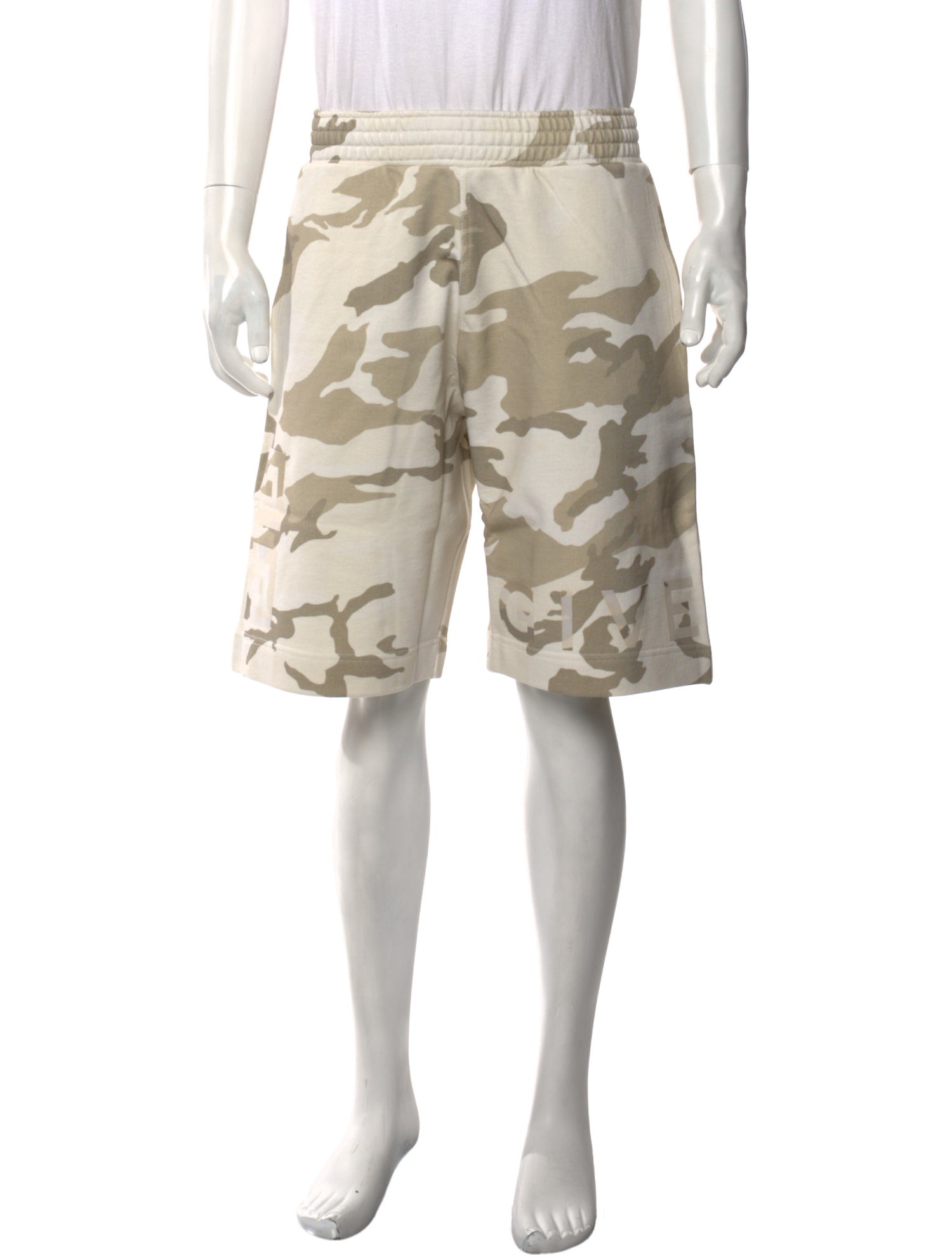 Givenchy Camouflage Print Cargo Shorts w/ Tags