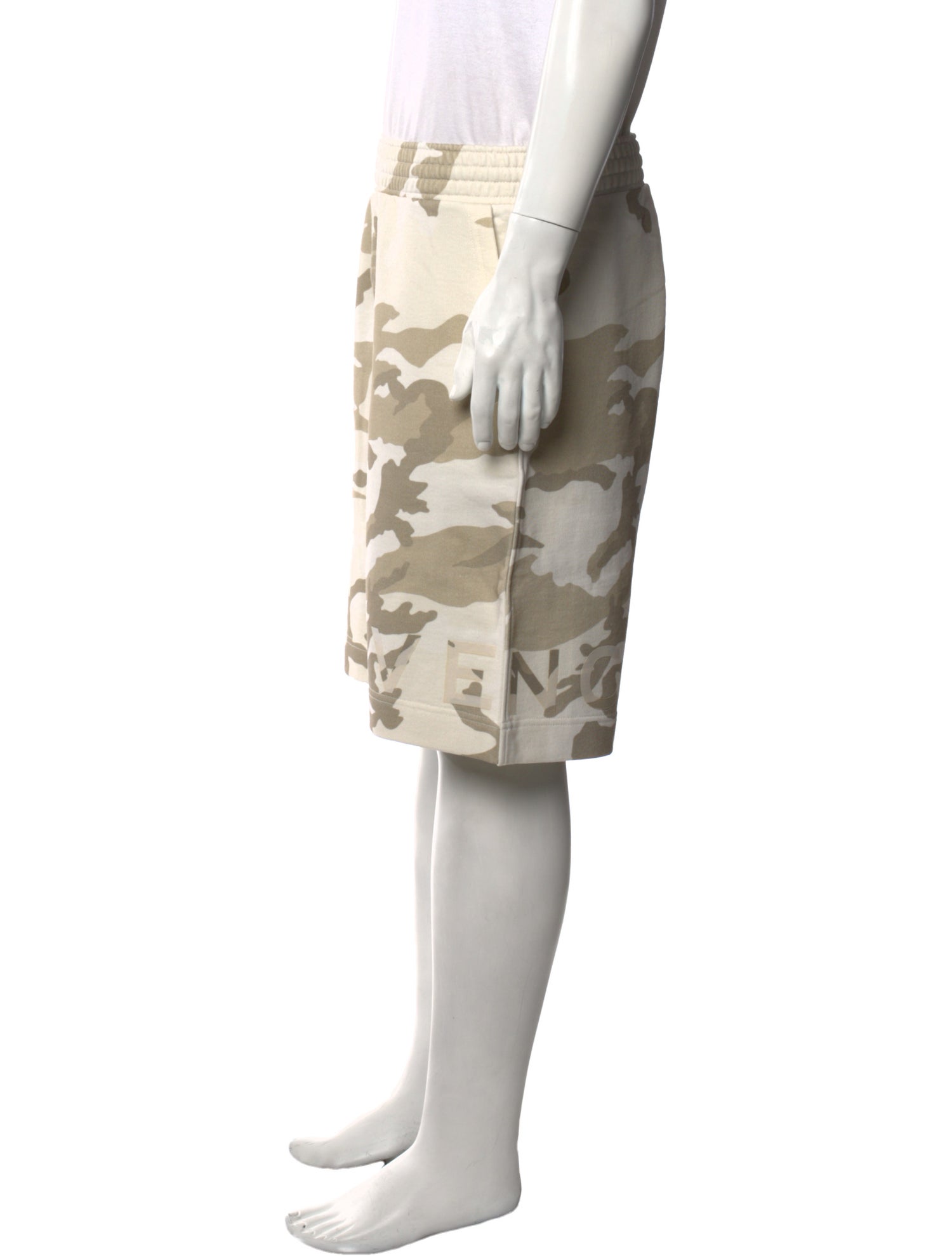 Givenchy Camouflage Print Cargo Shorts w/ Tags