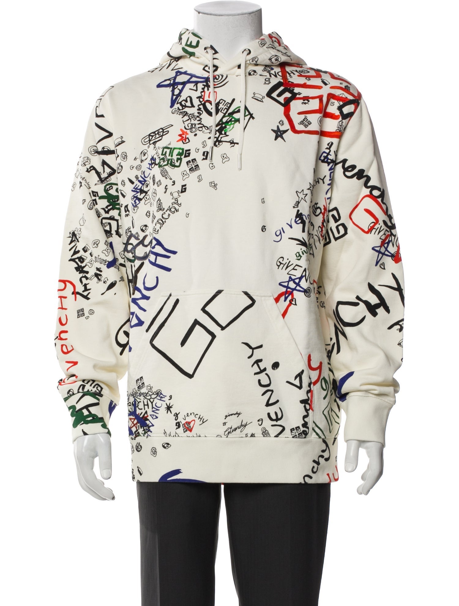 Givenchy Printed Crew Neck Hoodie w/ Tags
