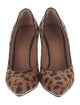 Givenchy Ponyhair Animal Print Pumps