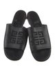 Givenchy Leather Mesh Accents Slides