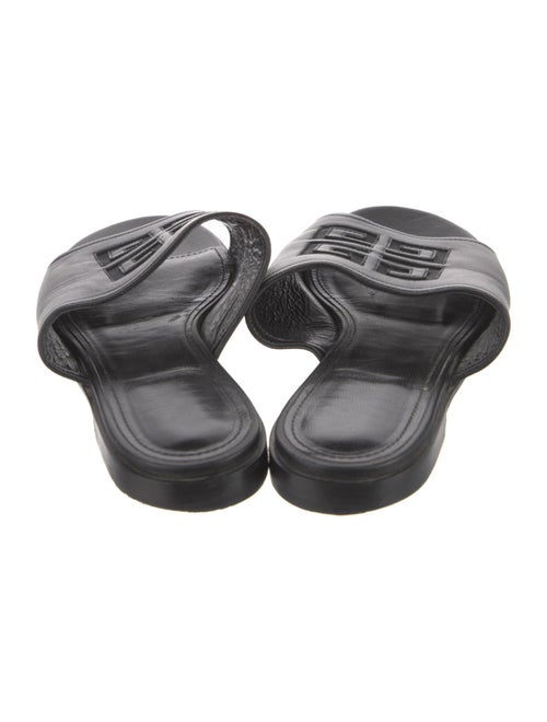 Givenchy Leather Mesh Accents Slides