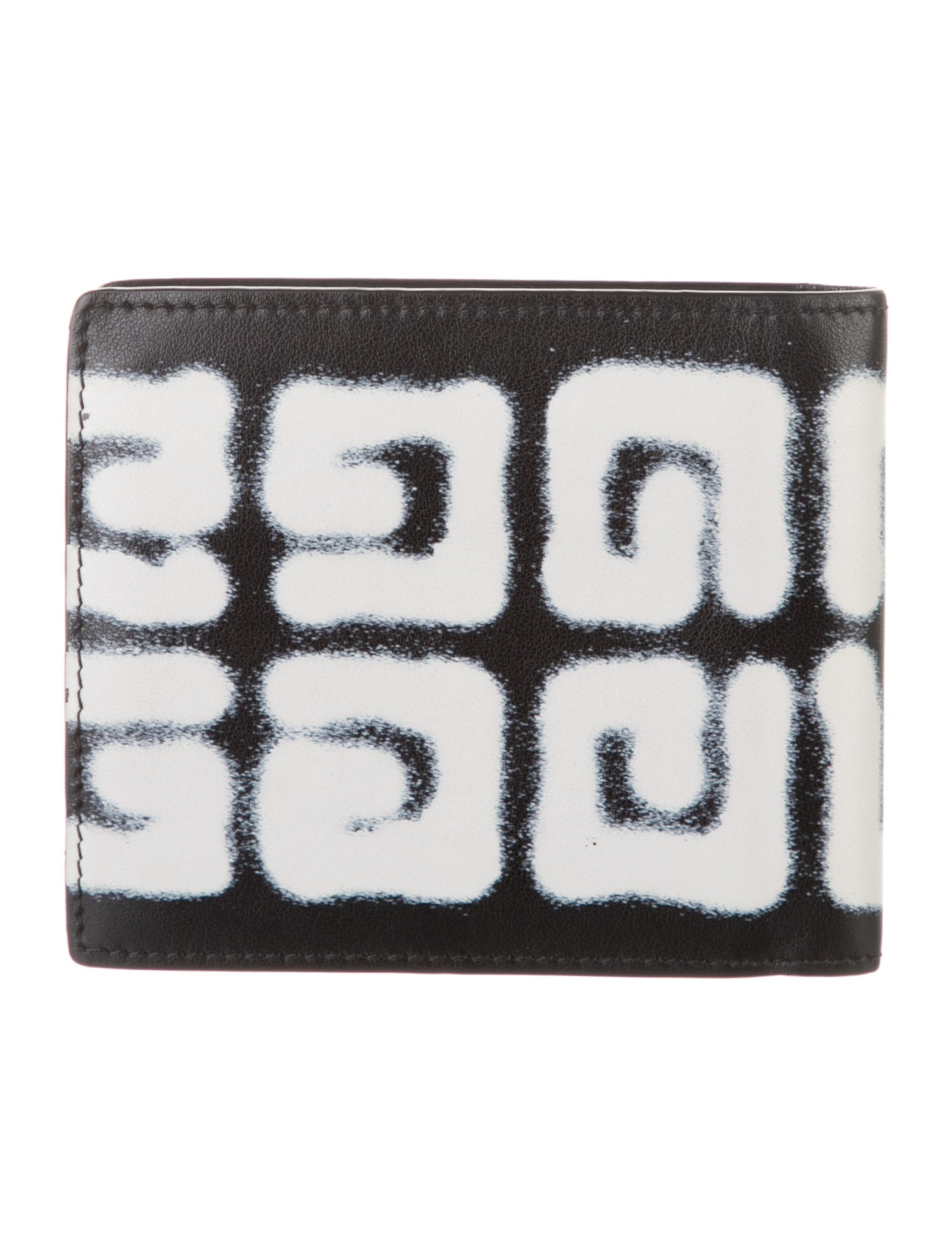 Givenchy Leather Printed Bifold Wallet