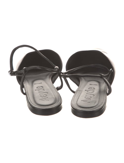 Givenchy Leather Slingback Flats