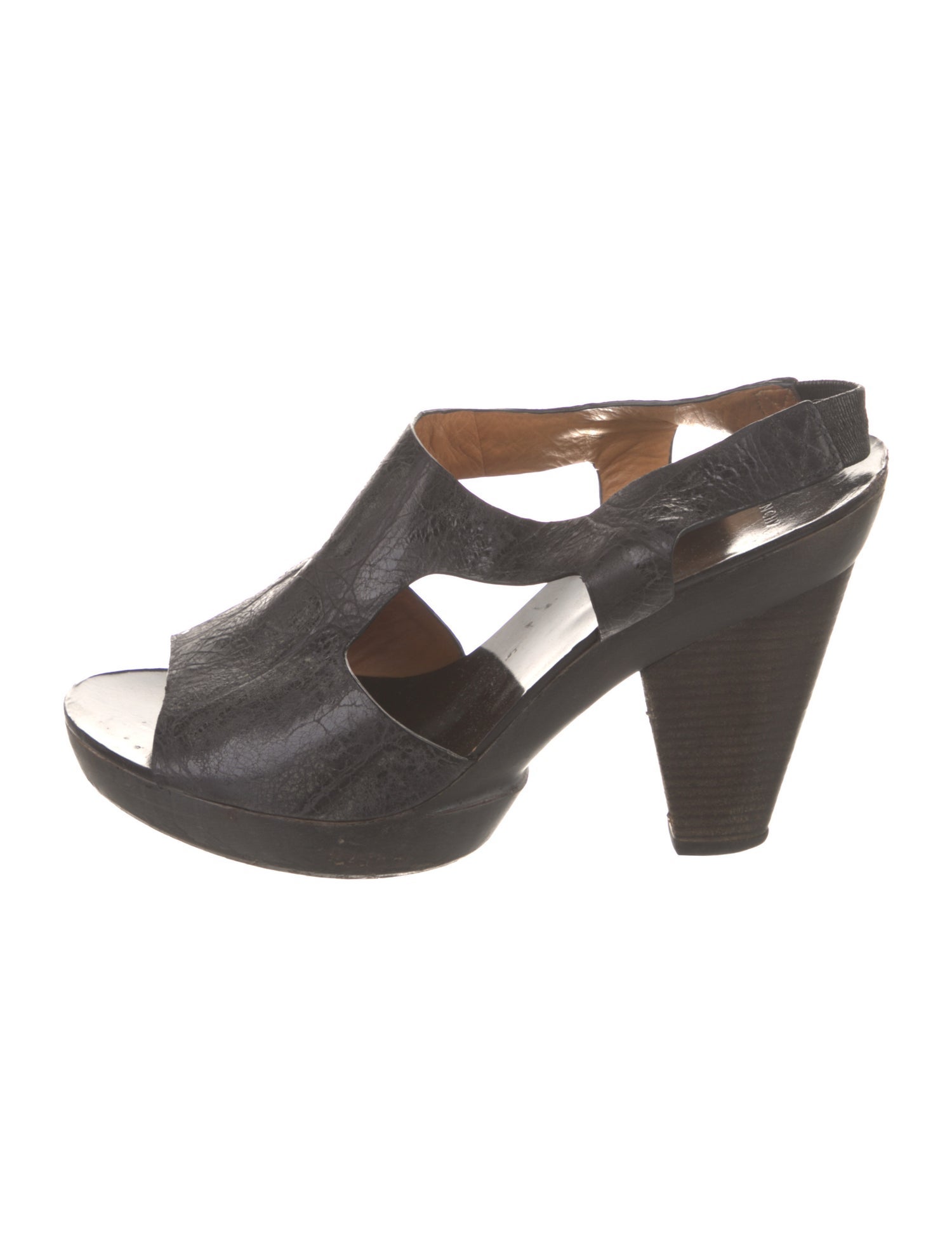 Givenchy Leather Slingback Sandals