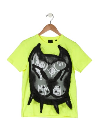 Givenchy Boys' Neon Yellow Graphic Shirt