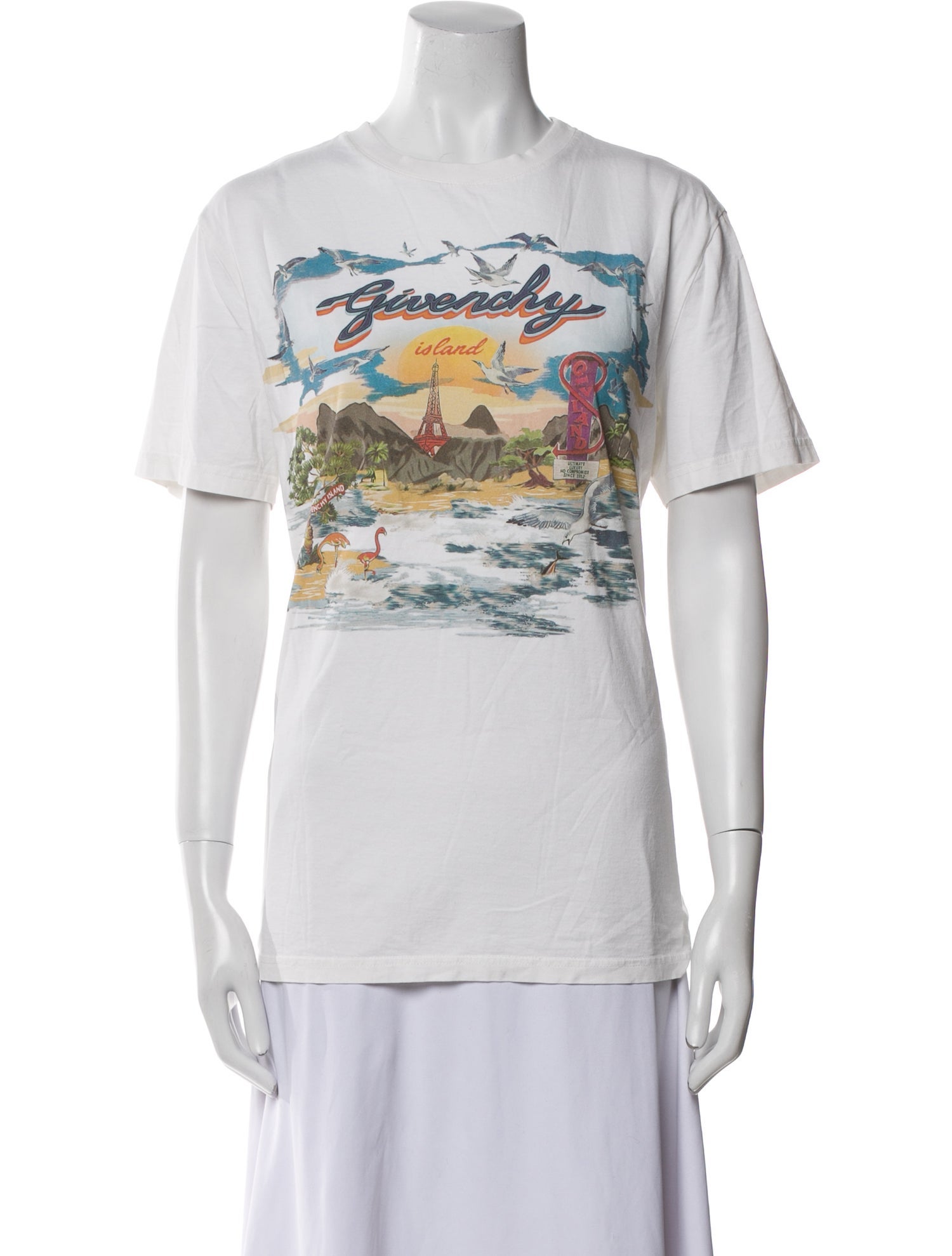 Givenchy Graphic Print Crew Neck T-Shirt