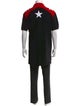 Givenchy Colorblock Pattern Collar Polo Shirt