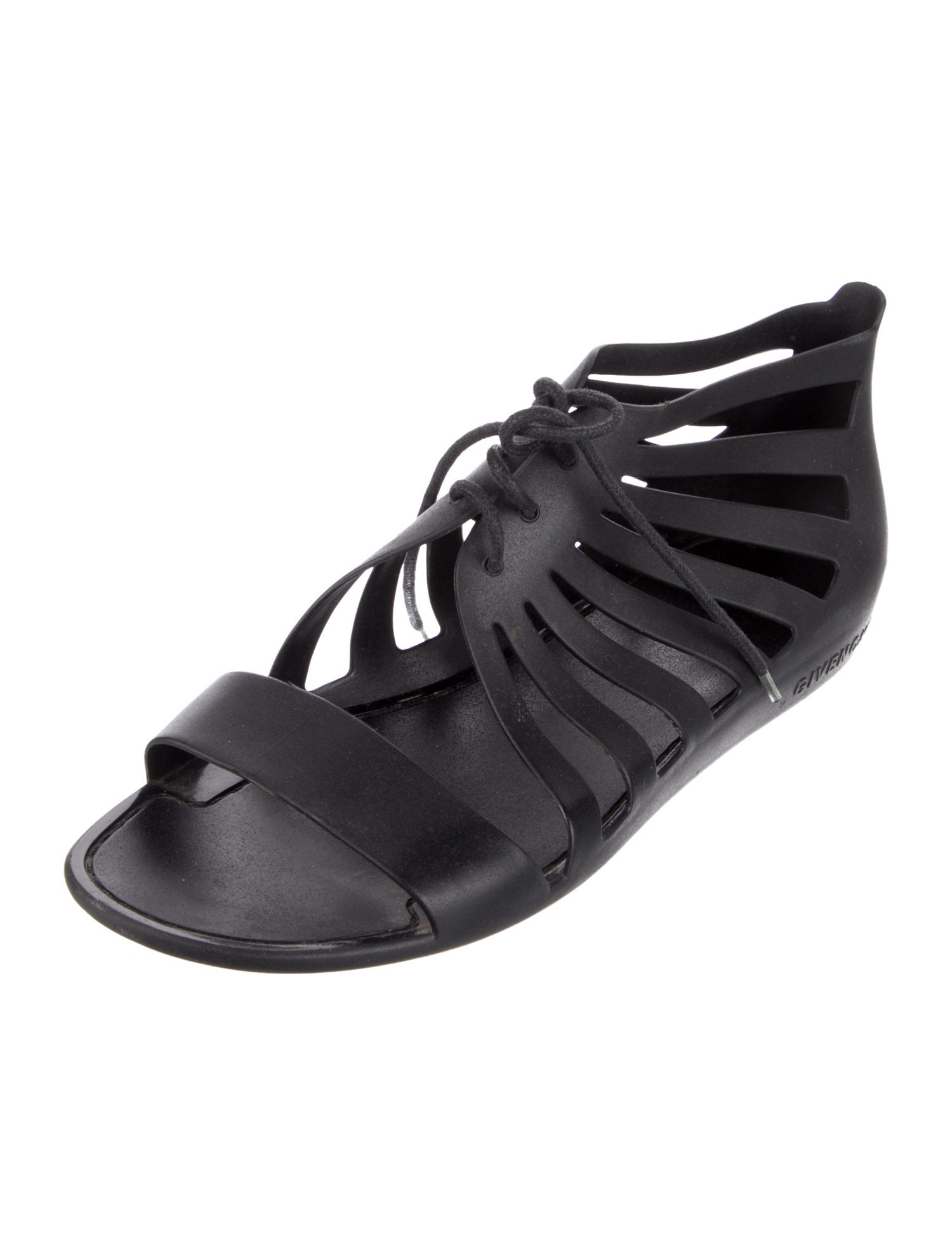 Givenchy Rubber Gladiator Sandals