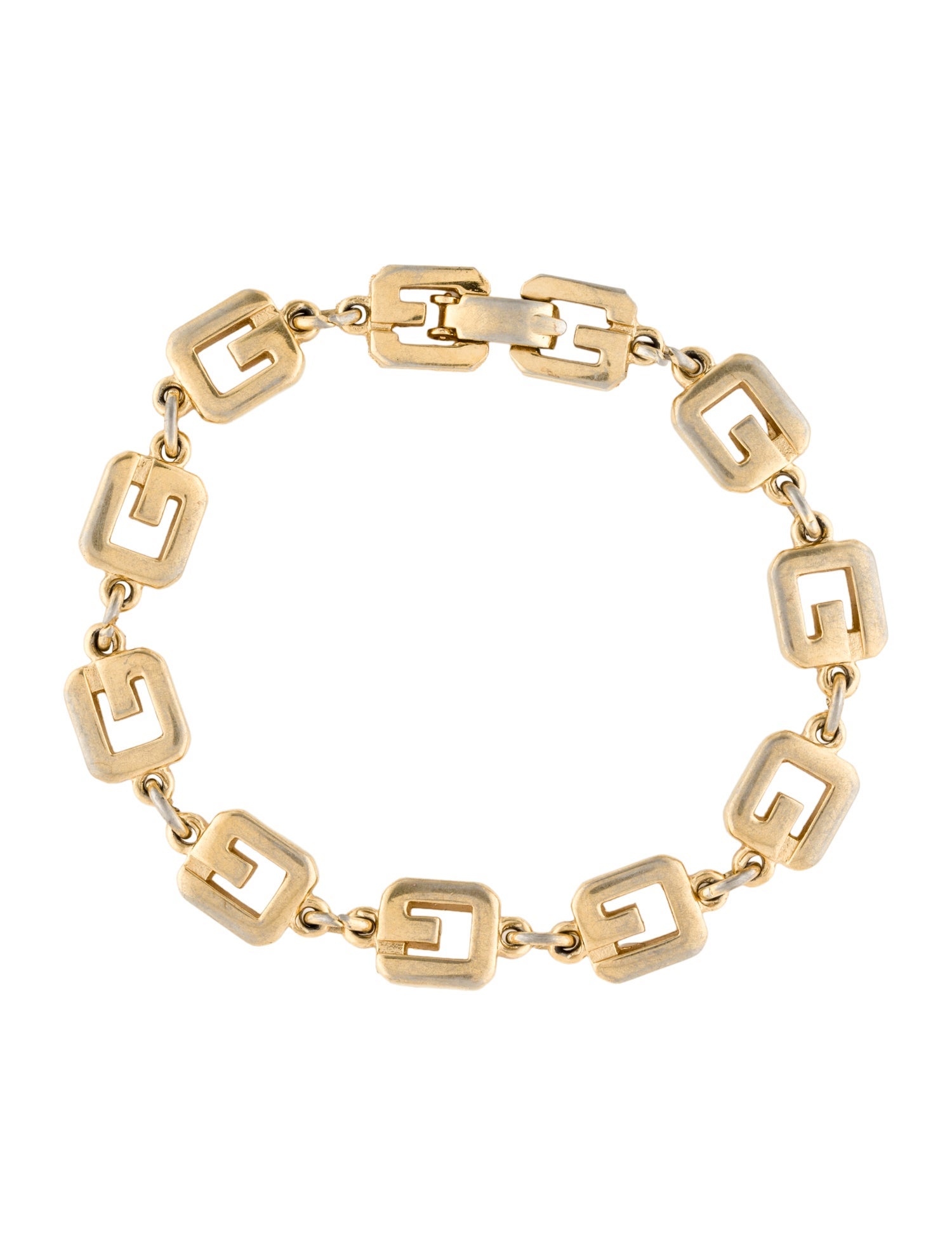 Givenchy Vintage G Link Bracelet