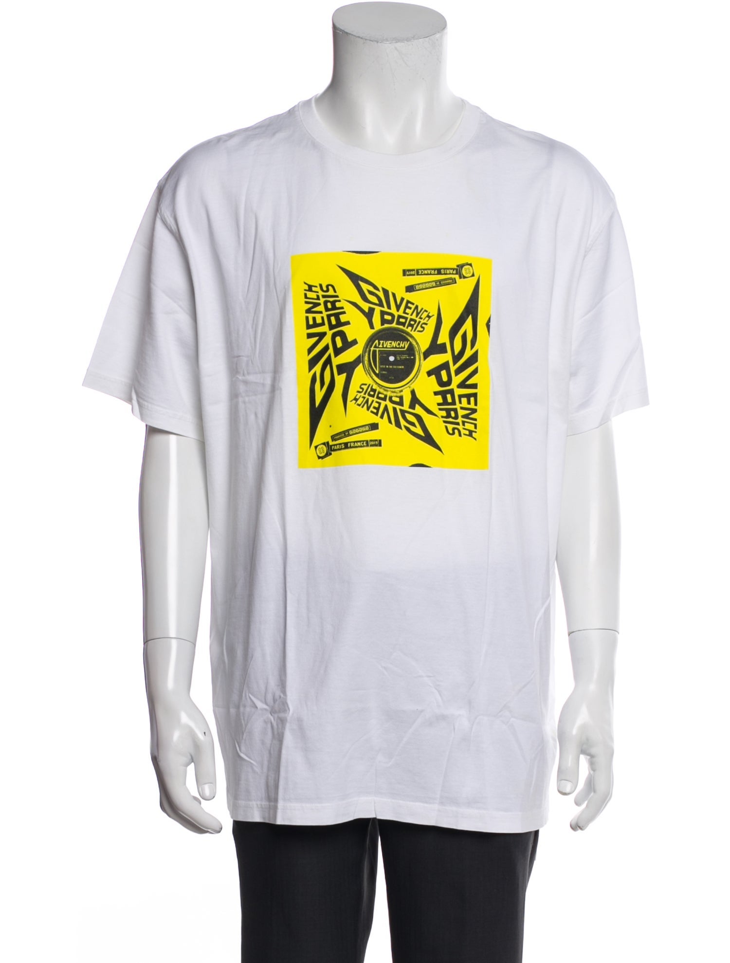 Givenchy Extreme Logo Record Print Graphic Print T-Shirt