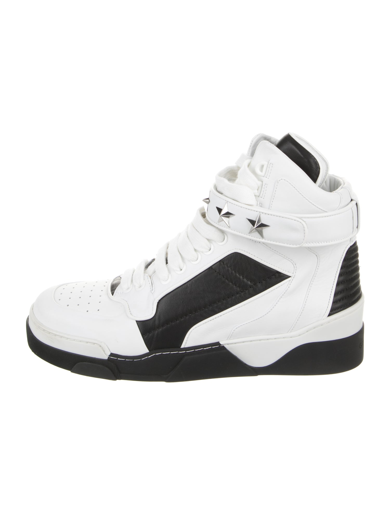 Givenchy Leather Colorblock Pattern Sneakers