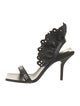 Givenchy Leather Ruffle Embellishment Sandals