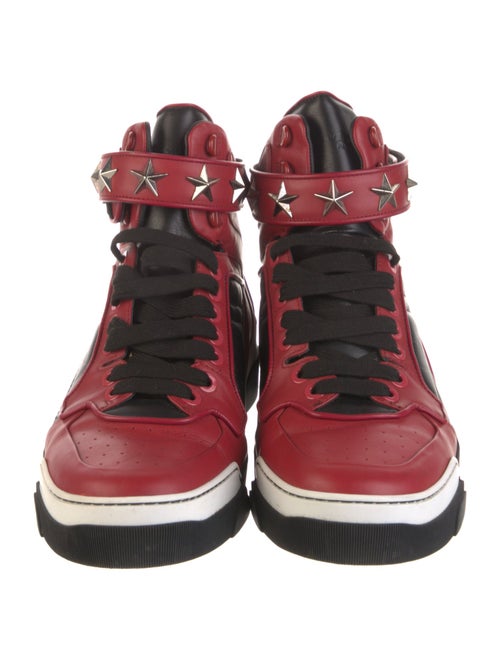 Givenchy Leather Colorblock Pattern Sneakers
