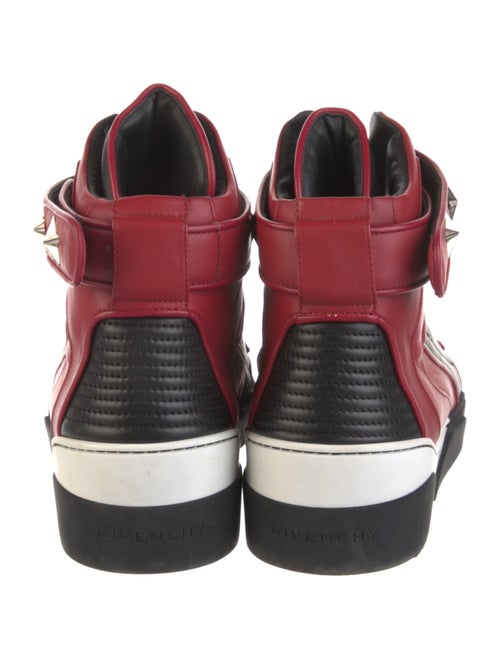 Givenchy Leather Colorblock Pattern Sneakers