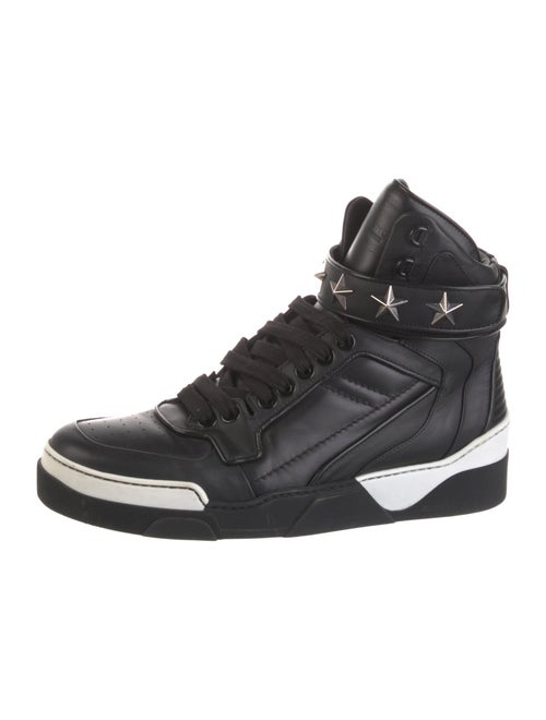 Givenchy Leather Colorblock Pattern Sneakers