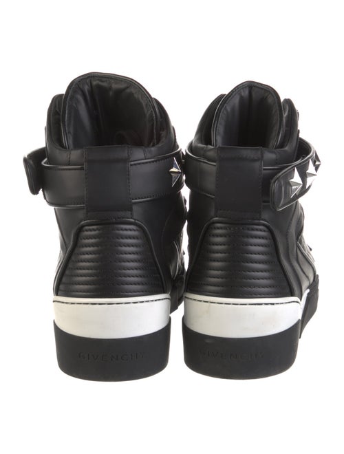 Givenchy Leather Colorblock Pattern Sneakers