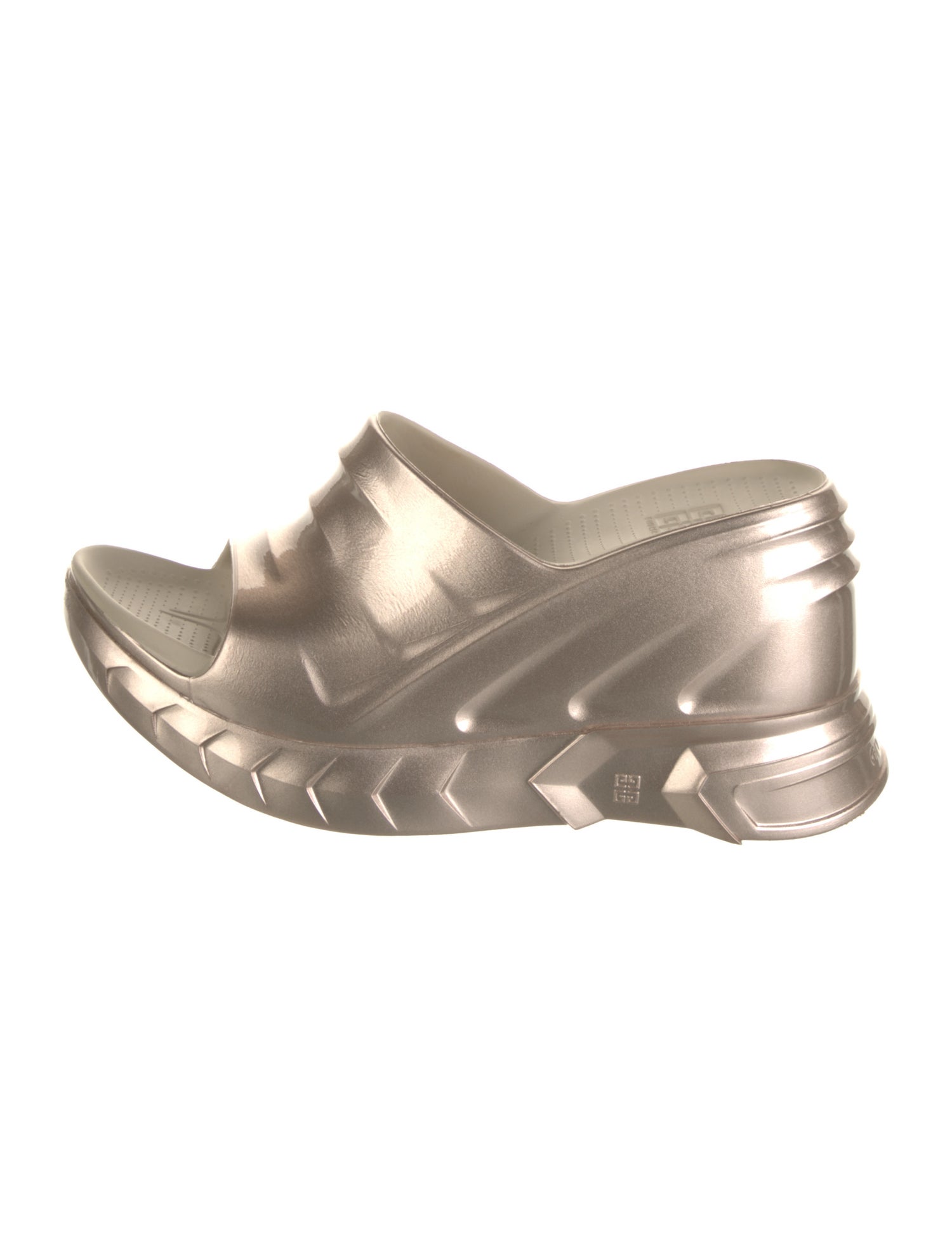 Givenchy Rubber Cutout Accent Slides