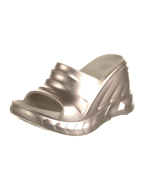 Givenchy Rubber Cutout Accent Slides