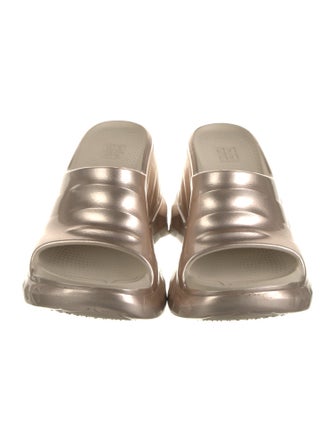 Givenchy Rubber Cutout Accent Slides