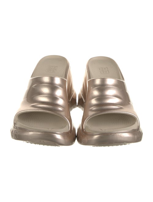 Givenchy Rubber Cutout Accent Slides