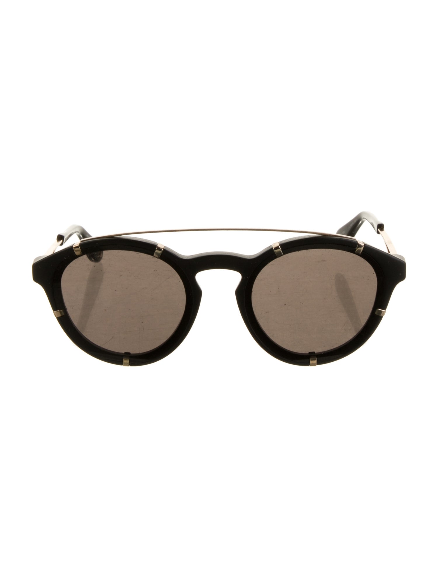 Givenchy Round Mirrored Sunglasses